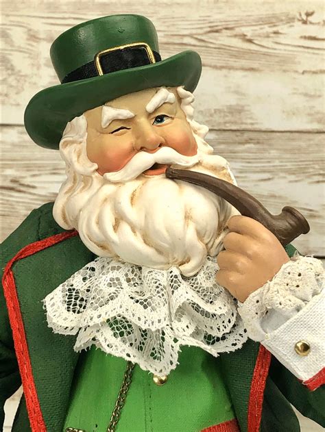 Vintage Irish Santa Kurt Adler Dapper Fabriche 11 Tall Etsy Dapper