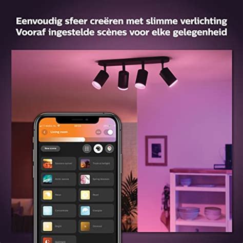 Philips Hue Fugato Opbouwspot White And Color Ambiance Gu Zwart