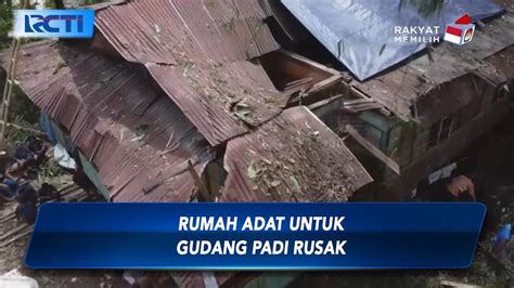 Angin Puting Beliung Robohkan Rumah Adat Di Toraja Utara Sis