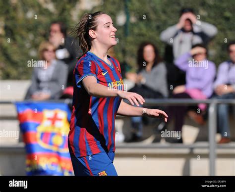 Barcelona Feb 7 Fc Barcelona Womens Football Team Play Against