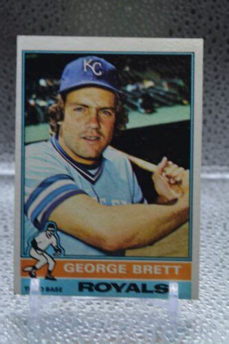 Topps Baseball George Brett Kansas City Royals Ebay