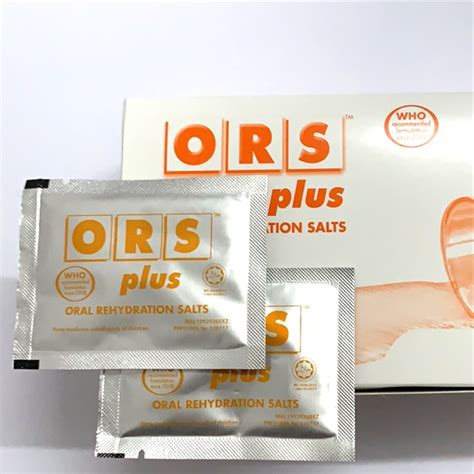 Ors Plus Oral Rehidration Salt Orange Flavour Expire 300322 10 Sachets Shopee Malaysia