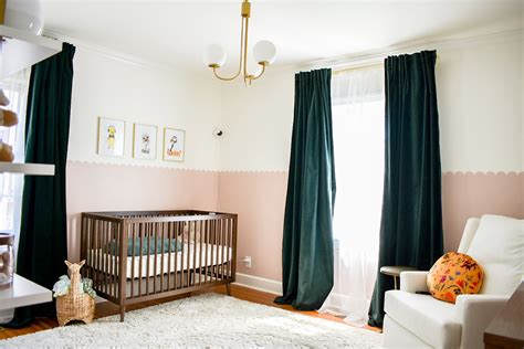 Mid-Century Modern Glam Girl Nursery - Project Nursery