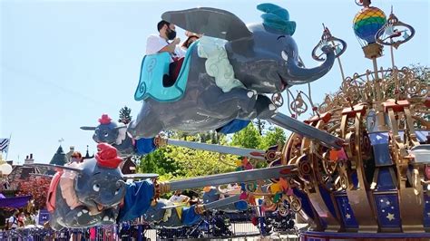 Dumbo The Flying Elephant Pov Ride At Disneyland After Reopening May