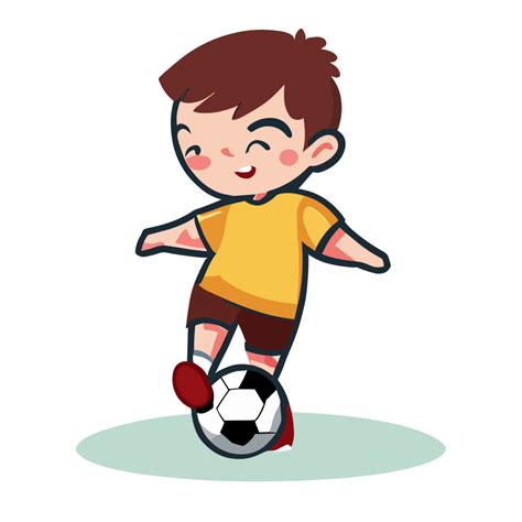 bambini giocando calcio clipart trasparente sfondo 24029905 PNG