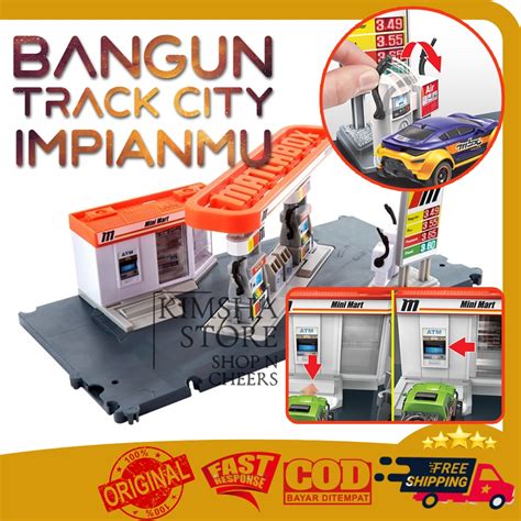 Jual Hot Wheels City Downtown Series Mainan Lintasan Track Mobil Mobilan HotWheels Shopee