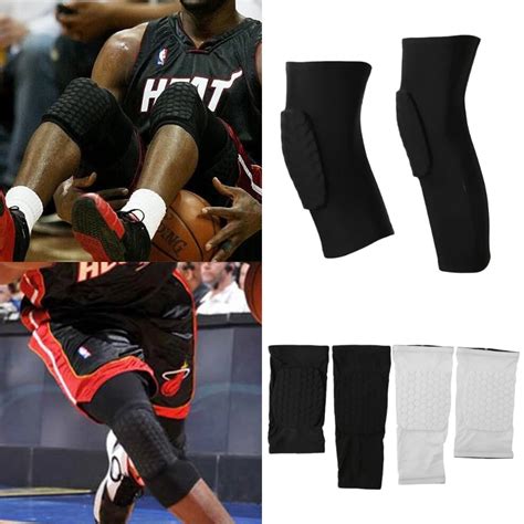 Buy Honeycomb Knee Pad Anti Slip Basketball Leg Long Sleeve Crashproof