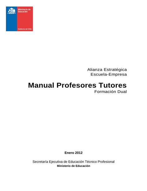 PDF Manual Profesores Tutores Mineduc DOKUMEN TIPS