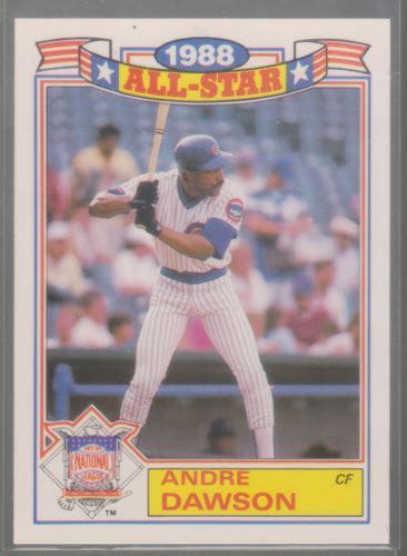 1989 Topps 1988 All Star Game Commemorative Set 18 Andre Dawson EBay