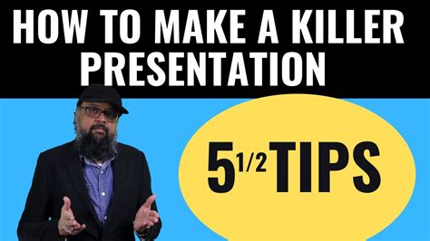 How To Make A Killer Presentation 55 Tips Youtube