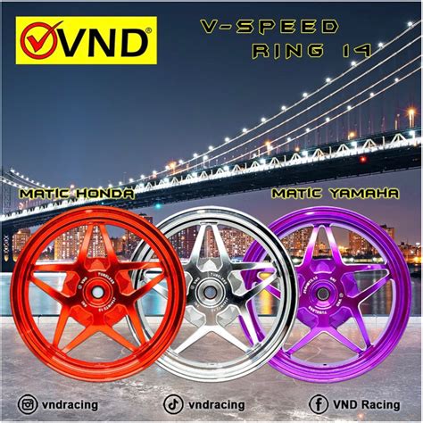 Jual Velg VND Racing V Speed Series GEN 1 Dan GEN 2 Palang Star CNC 185