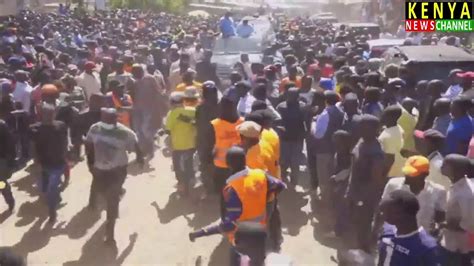 See What Happened When Raila Odinga Arrived In Kibra For Azimio Rally