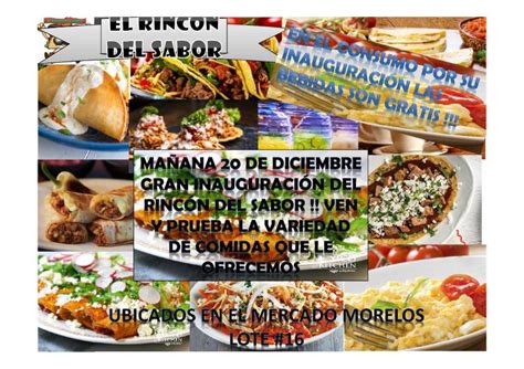 Menu At El Rinc N Del Sabor Restaurant Sahuayo