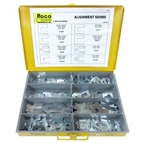 Alignment Shims Rogo Fastener Co Inc