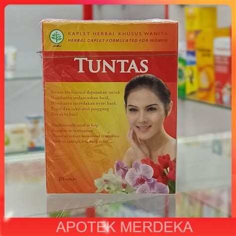 Pil Tuntas Tuntas Jamu Herbal Pil Tuntas Obat Melancarkan Haid