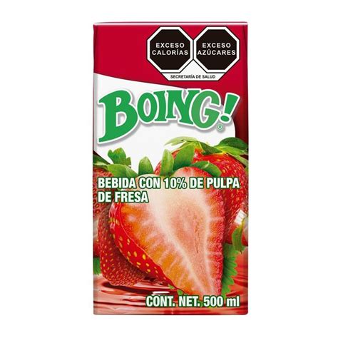 Jugo Boing Fresa Ml Soriana