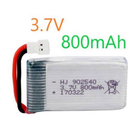 3 7V Lipo Pil 800 Mah 25C Syma X5 X5C H5C X5Sc X5A Rc Battery Pil