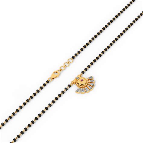 Buy Sakti Diamond Gemstone Mangalsutra Online Caratlane