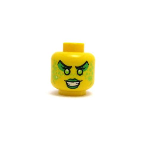 Lego Yellow Toxikita Minifigure Minifigure Head Recessed Solid Stud