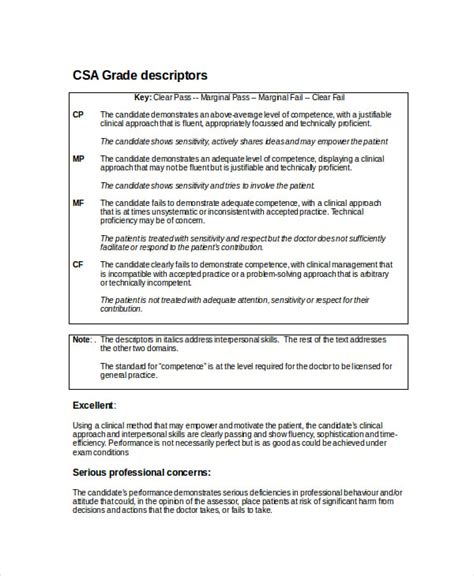 Technical Skills Assessment Template | HQ Printable Documents