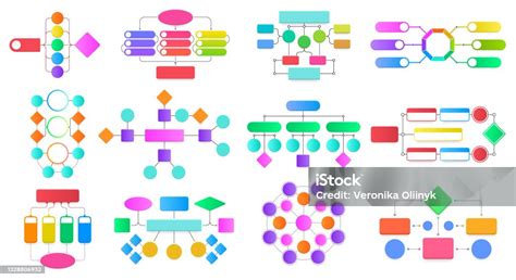 Stock Ilustrace Informační Diagramy Vývojového Diagramu Blokovat Diagramy Vývojového Diagramu