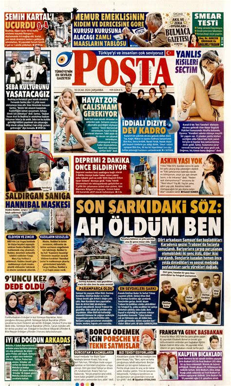 Posta Gazetesi Posta Man Et Oku Haberler Ocak