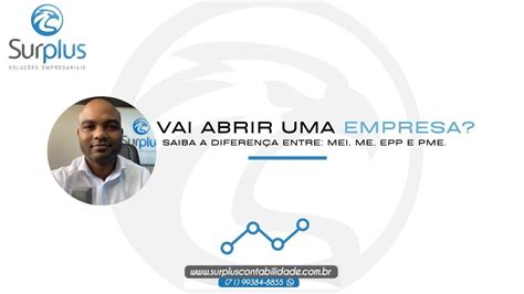 Vai Abrir Uma Empresa Saiba A DiferenÇa Entre Mei Me Epp E Pme