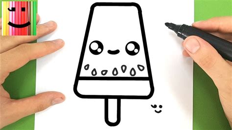 Comment Dessiner Une Glace Past Que Kawaii Tuto Dessin Youtube