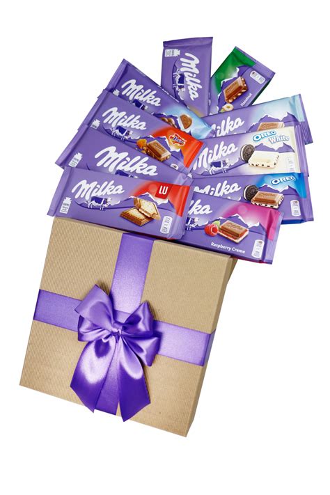 Milka Box Zestaw Czekolad Na Prezent Kosz S Odyczy Allegro Pl