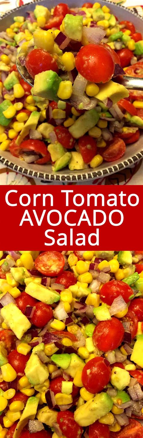 Corn Tomato Avocado Salad Recipe Melanie Cooks