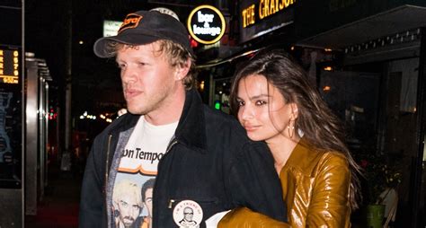 Emily Ratajkowski Cozies Up To Husband Sebastian Bear Mcclard In Nyc