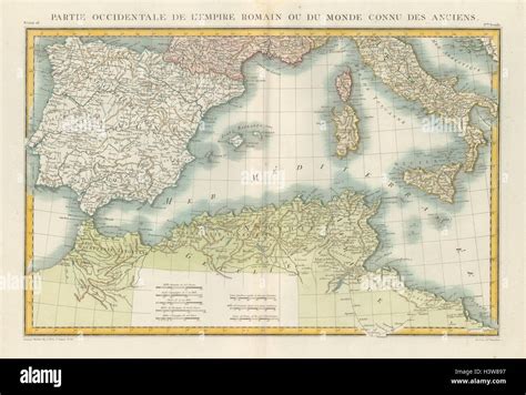 Partie Occidentale De L Empire Romain BLONDEAU Western Mediterranean