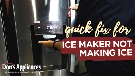 Ice Maker Making A Lot Of Noise