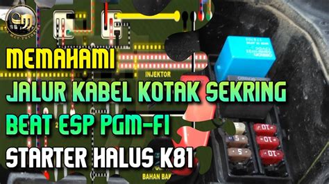 Memahami Jalur Kabel Kotak Sekring Beat ESP PGM FI Starter Halus K81