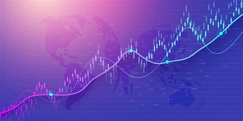 Stock Market Or Forex Trading Graph In Graphic Concept For Financial Investment Or Economic