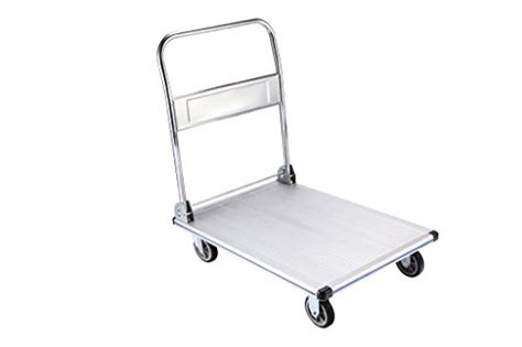 AdirOffice Folding Aluminum Platform Truck - Flatbed Cart - Single Handle - 5... | eBay