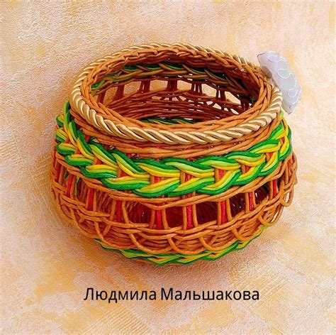 Плетение из "бумажной лозы" для начинающих — Поплетушки.Людмилы ...