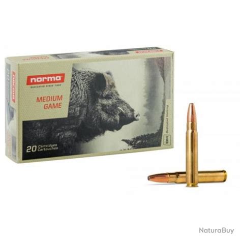 CARTOUCHES NORMA 222 REM 55GR ORYX BTE 20 Balles Calibre 222