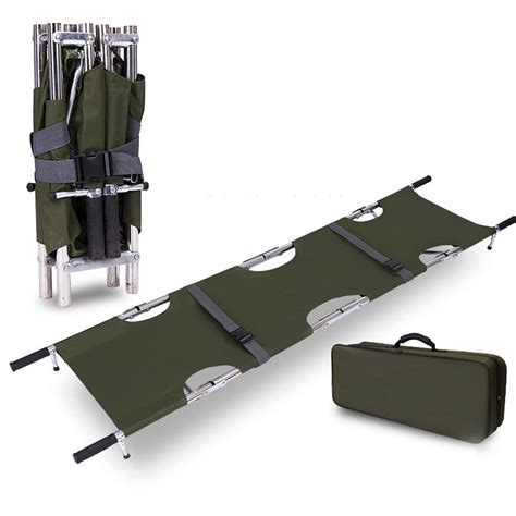 Buy Folding Stretcher Portable Emergency Patient Transport Stretcher