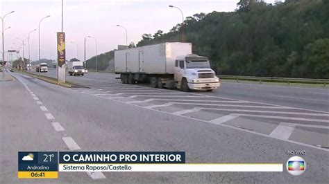 Bom Dia Sp Mostra A Situa O Das Estradas Nesta V Spera De Feriad O