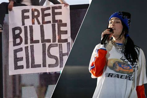 Free Billie Eilish Sign Sparks Confusion In Los Angeles