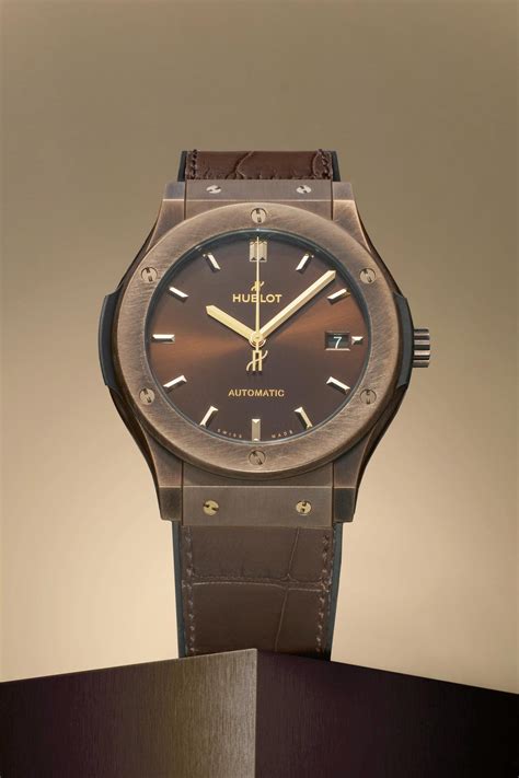 La Cote Des Montres List Price And Tariffs For The Hublot 3 Hands Bronze Brown 45mm Watch