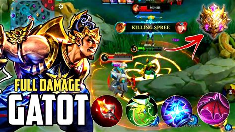 GATOTKACA FULL DAMAGE MAGIC BUILD GATOTKACA BEST BUILD 2023 MLBB