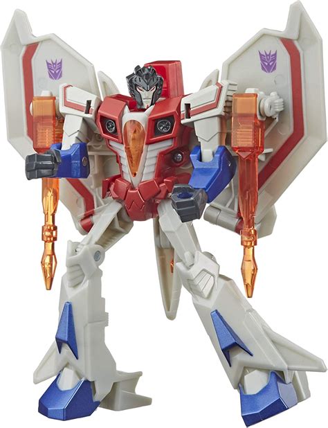 Cyberverse Warrior Class Starscream Cybertronian Mode Toy Review