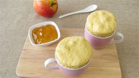 Desayuno rápido Prepara un rico mug cake de manzana y canela en