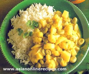 Broad Bean and Cauliflower Curry Recipe