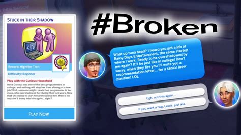 Stuck In Their Shadows The BROKEN Scenario For Sims 4 YouTube