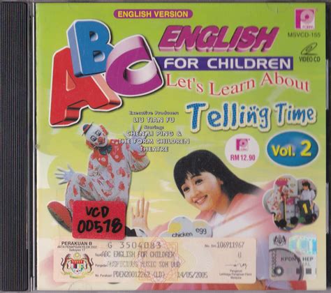 Abc English For Children Telling Time Unit Sumber Media