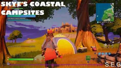 Visit Skyes Coastal Campsites Locations Fortnite Youtube