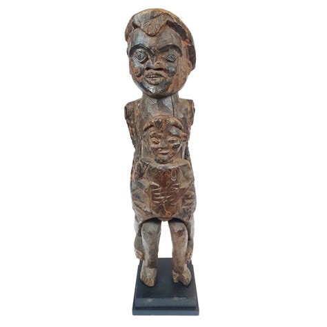 Bamoun Statue Wood Ancienne Collection Robert Lemariey Paris